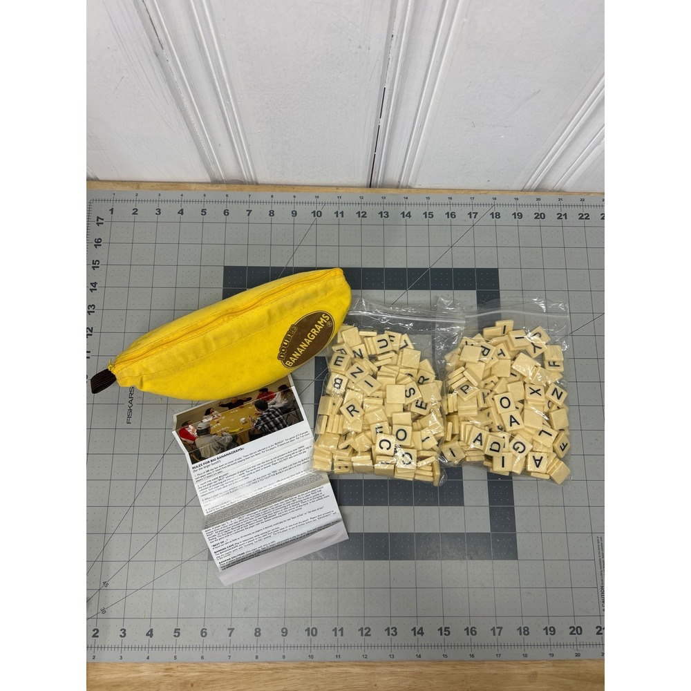 Double Bananagrams Game 288 Tiles Word Game Pouch Complete NWOT Anagrams